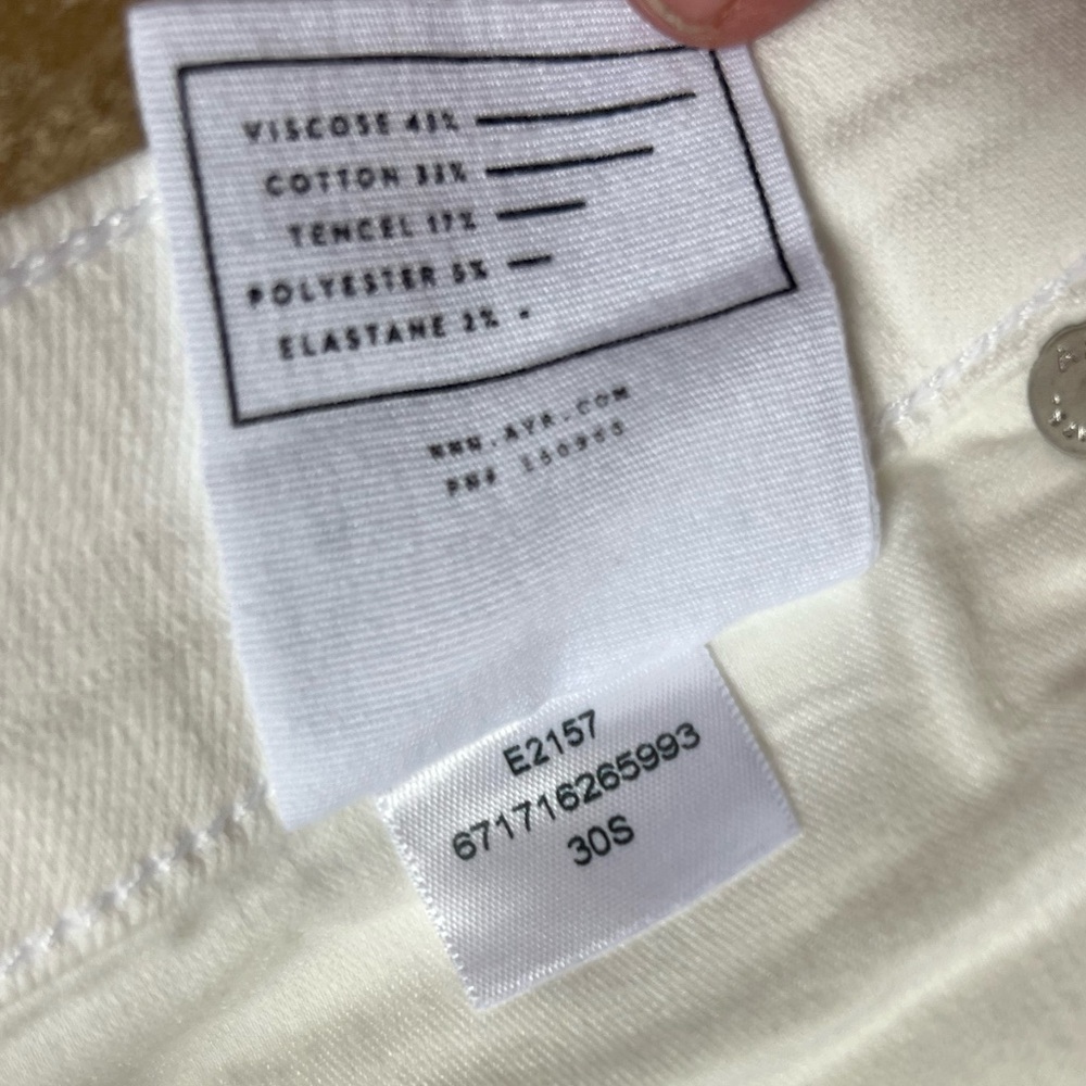 NWOT AYR The Pop In Salt Water Straight Ankle Jeans Size 30 - Picture 9 of 13